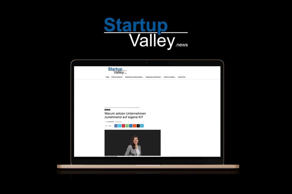 Startup Valley feature highlighting YOUNEA as an innovative AI company.